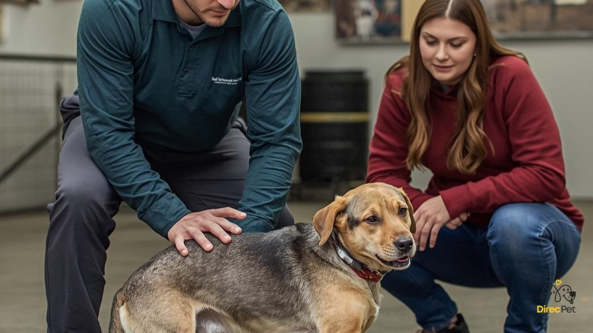 Adestrador-orientando-tutor-a-lidar-com-cachorro-agressivo Por que o cachorro morde o dono? Causas reais e como agir com segurança