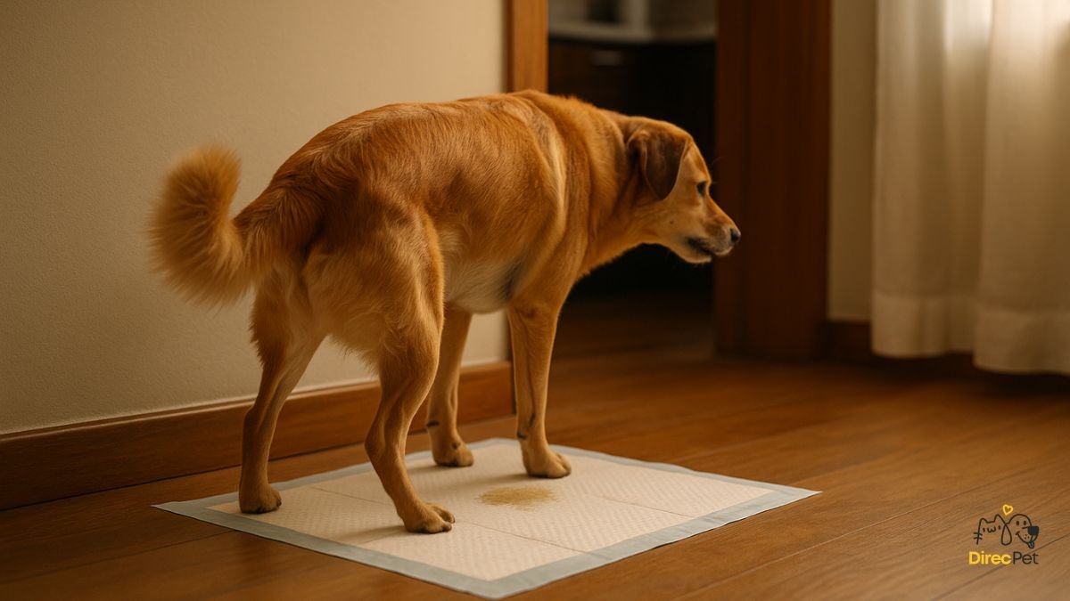Cao-adulto-voltando-sozinho-ao-local-correto-para-fazer-xixi-apos-treino-consistente Como ensinar o cachorro a fazer xixi no lugar certo em 3 dias