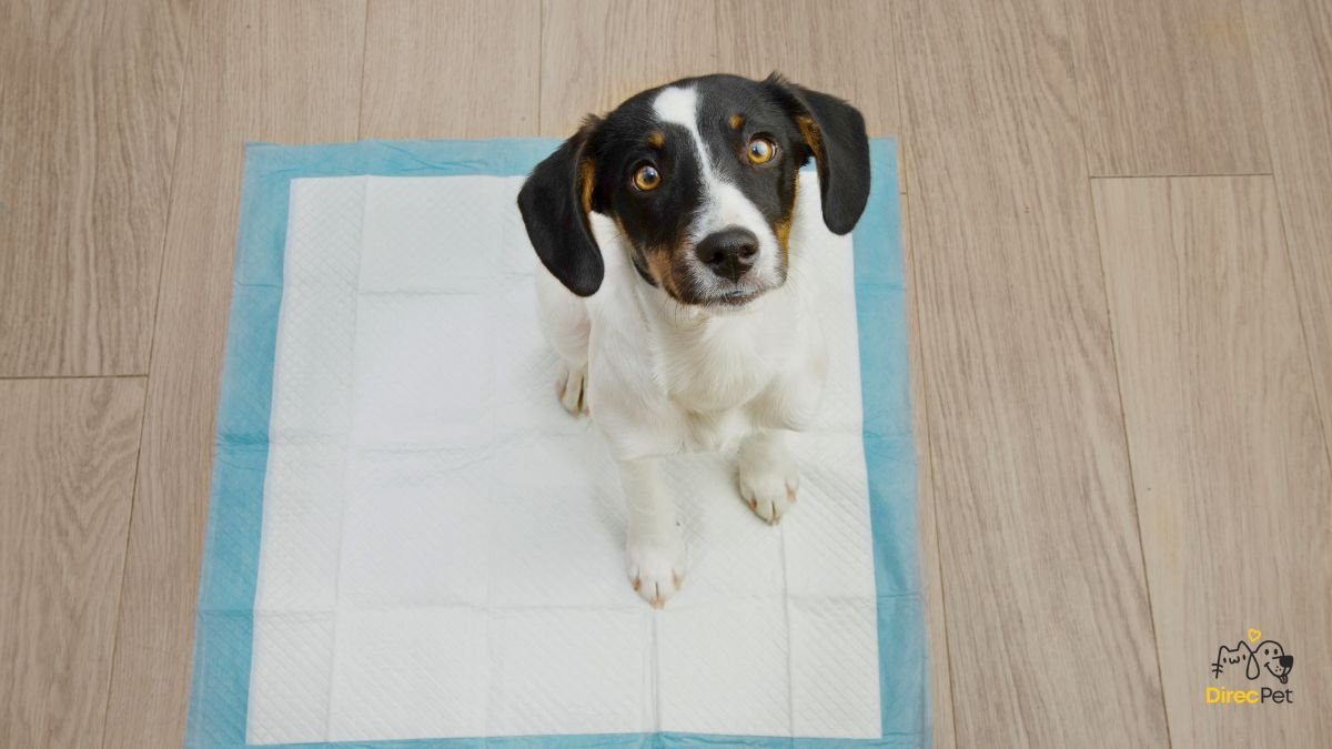 Cercadinho-preparado-com-tapete-higienico-para-ensinar-o-cachorro-a-fazer-xixi-no-lugar-certo Como ensinar o cachorro a fazer xixi no lugar certo em 3 dias