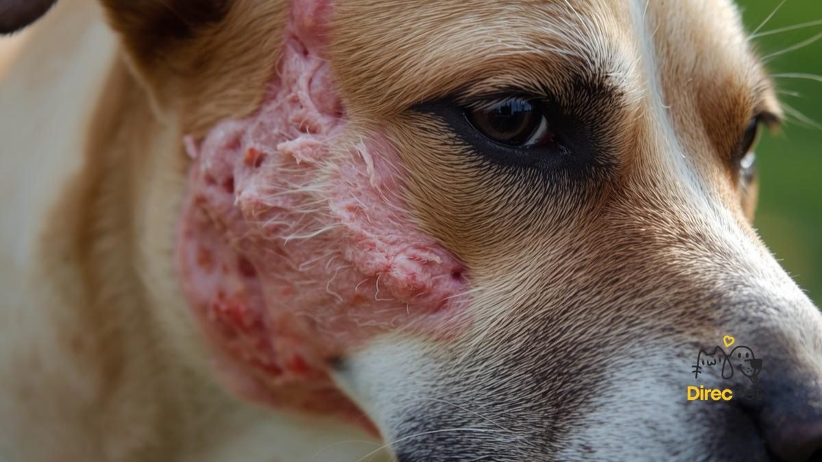 Cachorro-com-irritacao-na-pele-causada-por-alergia Cachorro com alergia alimentar: sintomas, alimentos proibidos e como tratar de verdade
