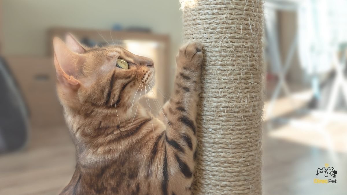 Gato-arranhando-arranhador-em-casa Por que o gato arranha tudo dentro de casa — e como fazer ele parar hoje mesmo!