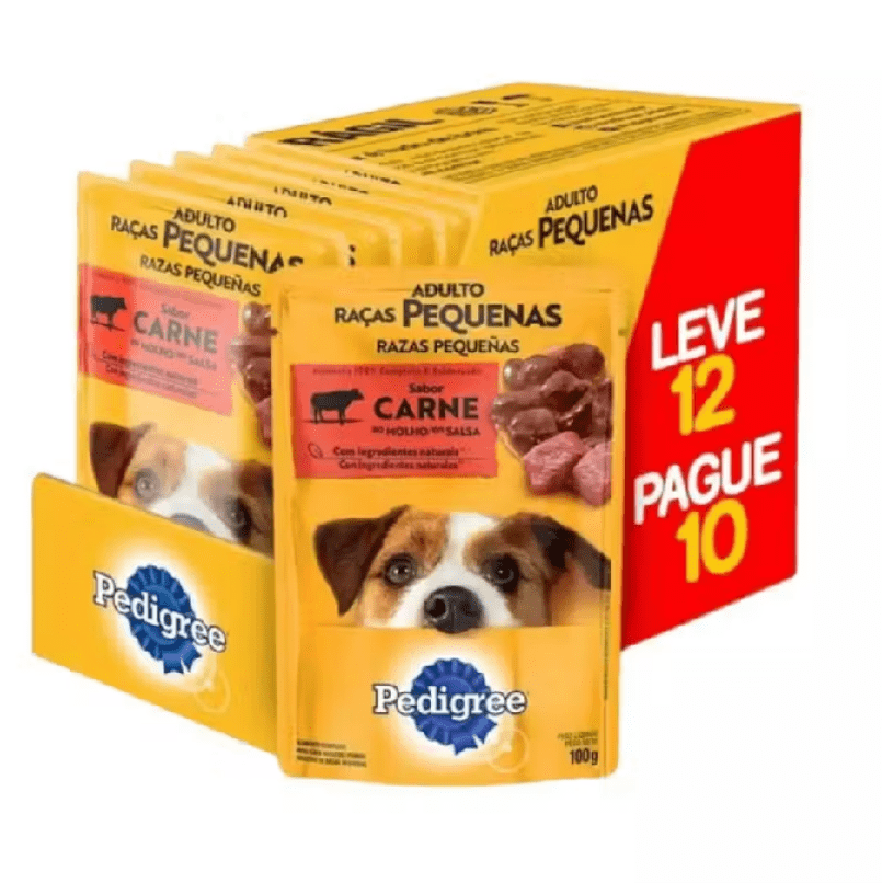 Racao-umida-Pedigree-Sache-Carne-ao-Molho Por que os cães param de comer?