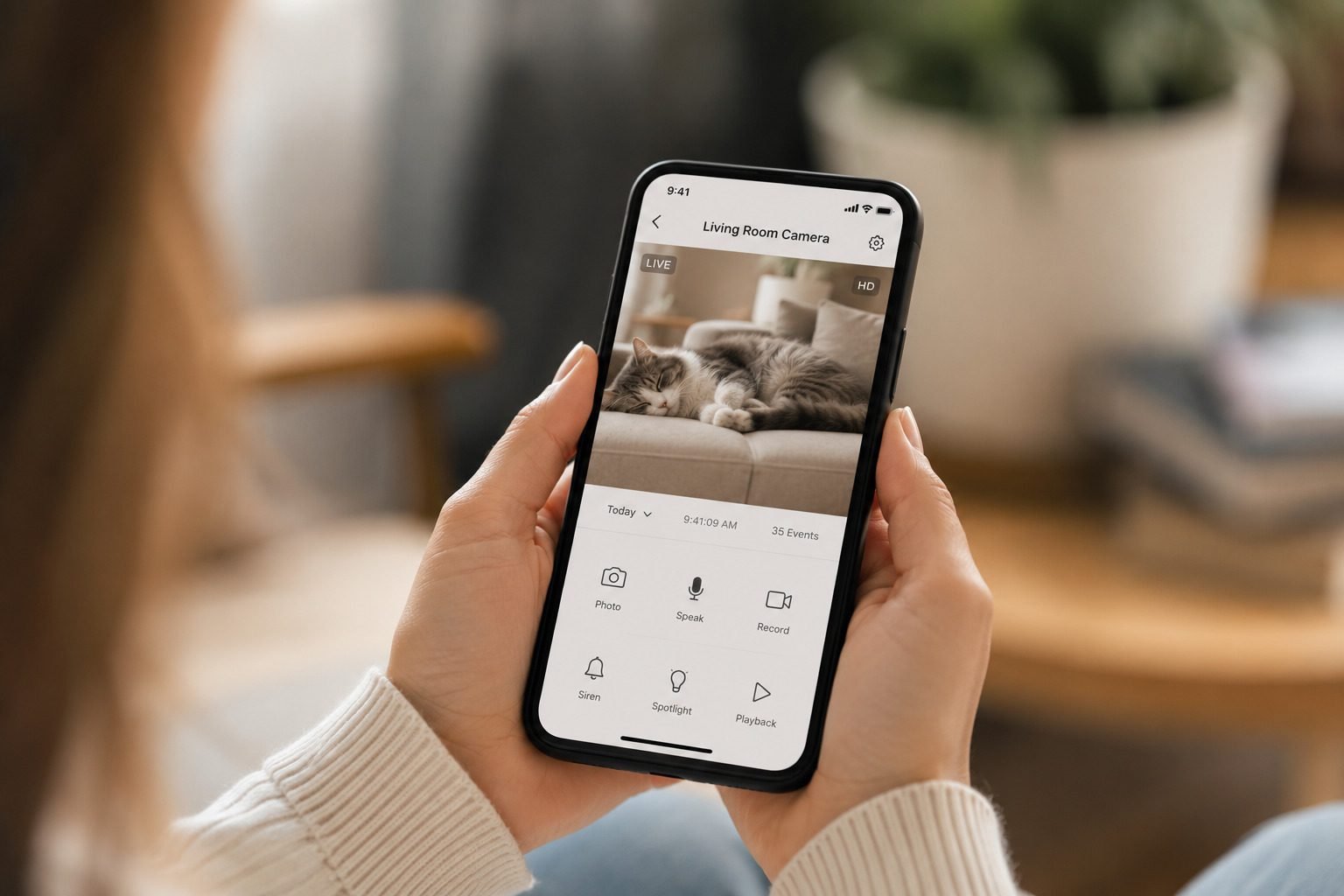 aplicativo-de-camera-para-monitorar-gato-pelo-celular Melhores Câmeras para Monitorar seu Pet em 2026: Guia Completo com Preços
